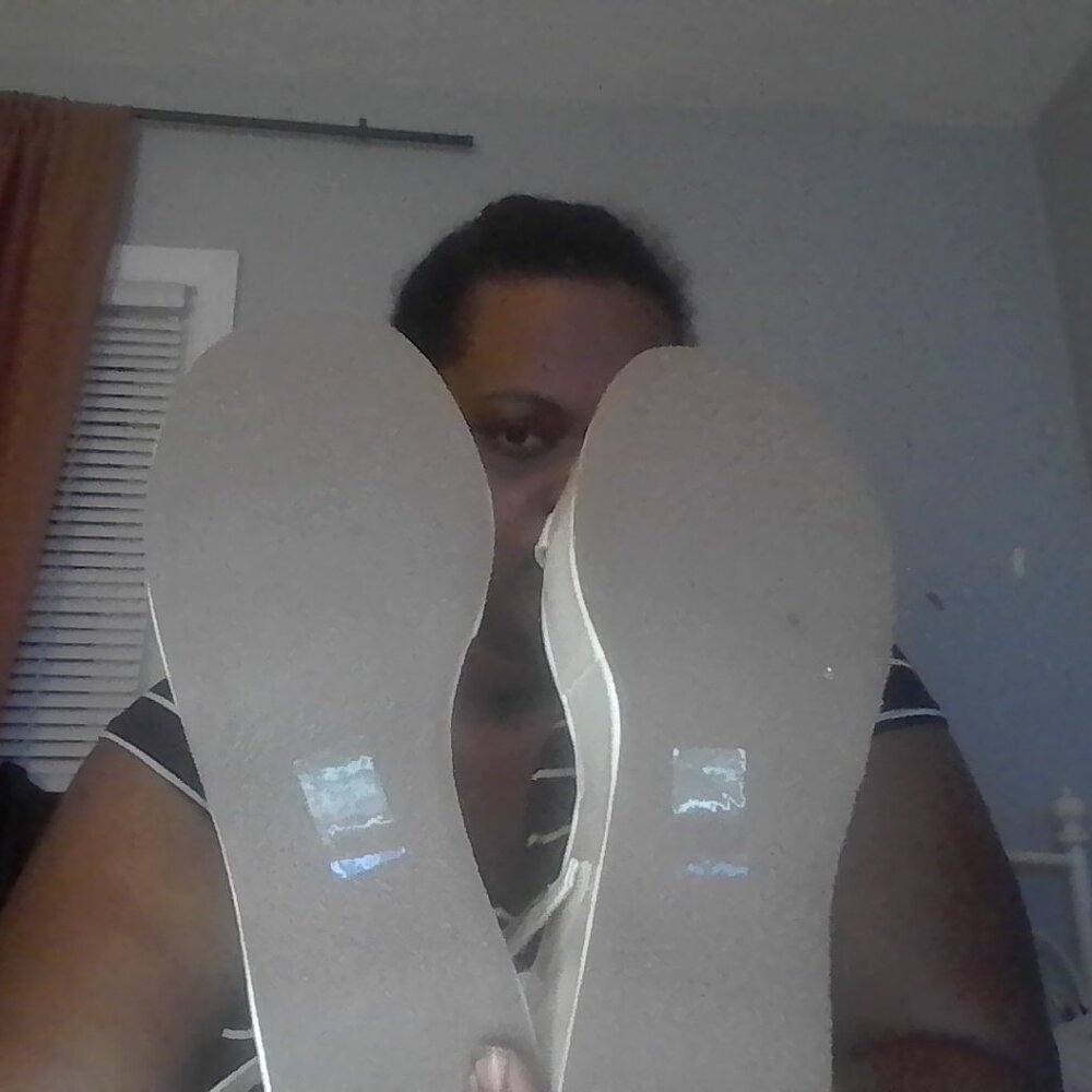 White Platforms Open Toed Shoes. - image 2